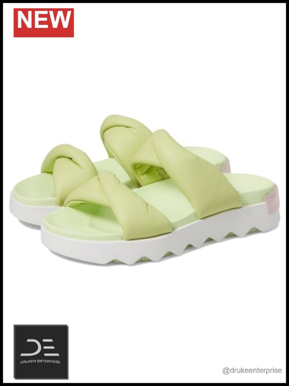 Sorel Viibe Twist Slide Leather Women's Sandals Slip-On